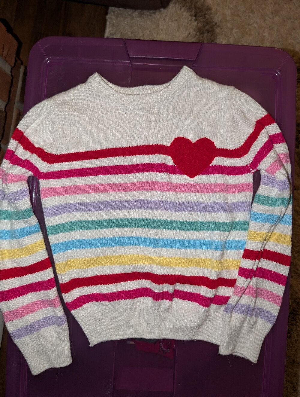 Little Sleepies Play Rainbow Sweater